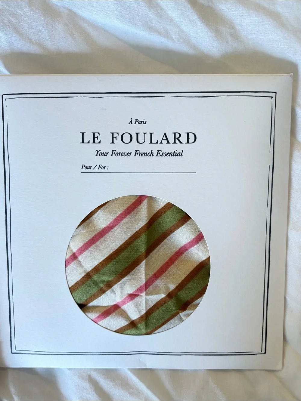 Sézane 🇫🇷 Foulard rayures multicolores: Multicolored striped scarf Bandana NEW
